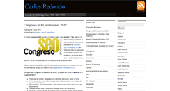 Desktop Screenshot of carlosredondo.com